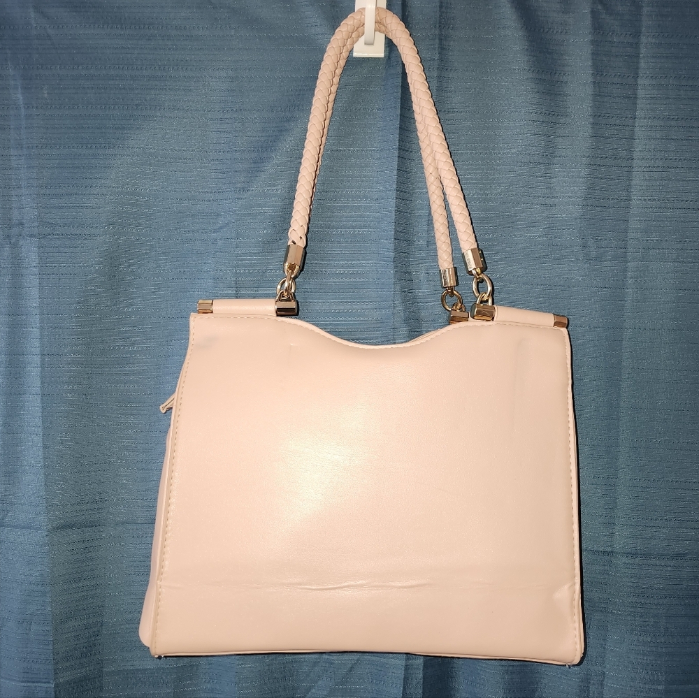 Bebe | Pink Studded Shoulder Bag - Picture 3 of 6
